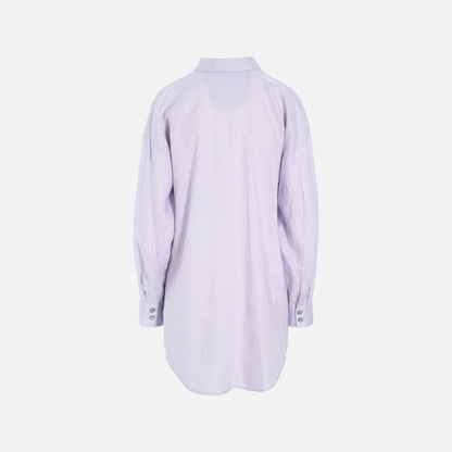 Airy Linen Skjorte fra Bitte Kai Rand - Ryg - Soft Syringa