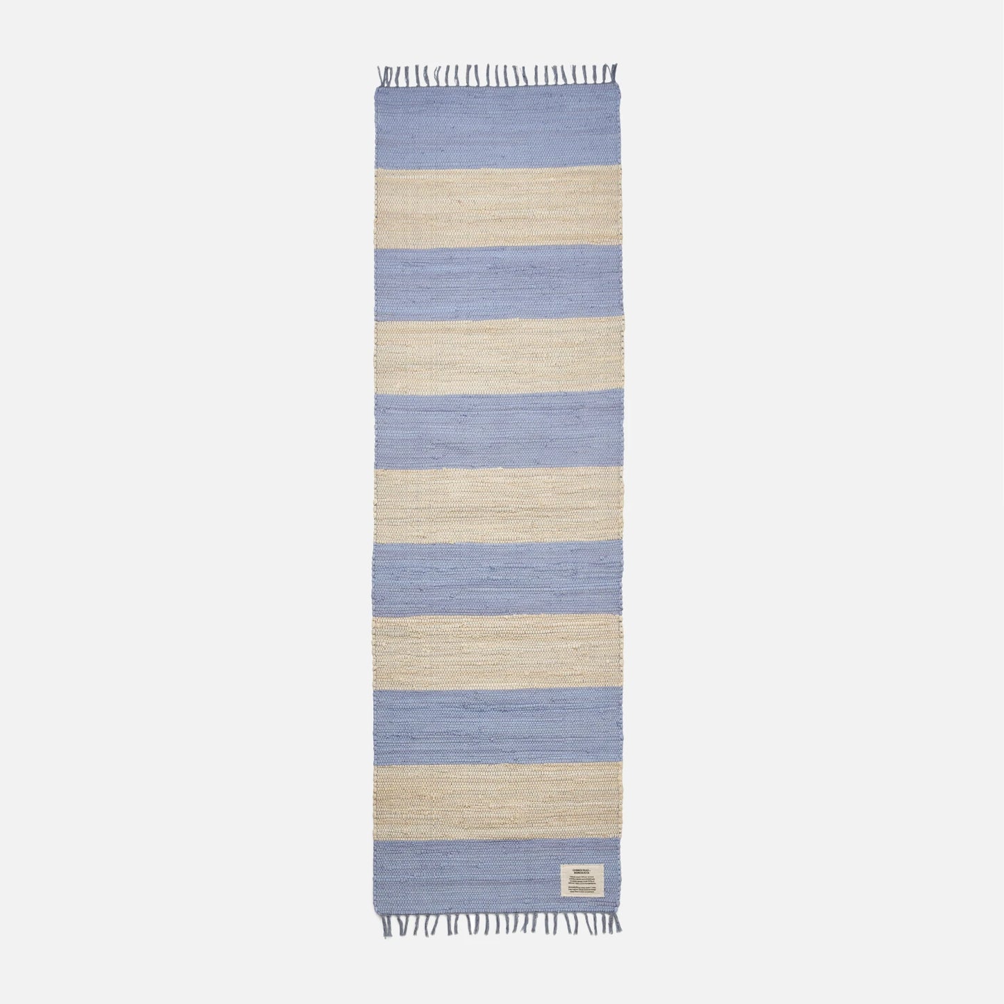 Chindi Rug fra Bongusta - Creme/Baby Lavender - 60x200cm