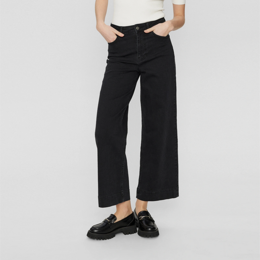 Nuparis Cropped Jeans - Nümph - Black