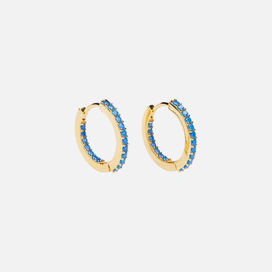 Rainy Medium Hoops fra Pico - Blue