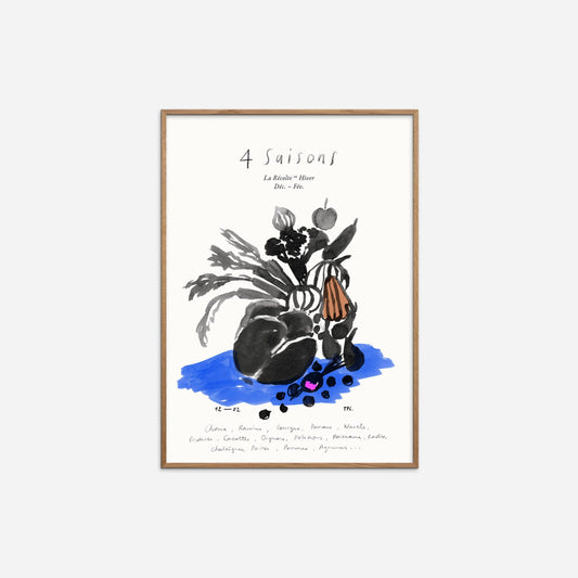 L'Hiver Plakat - Another Art Project - Poster & Frame