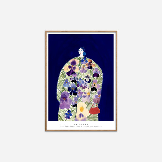 Pansy Coat plakat - La Poire - Poster & Frame