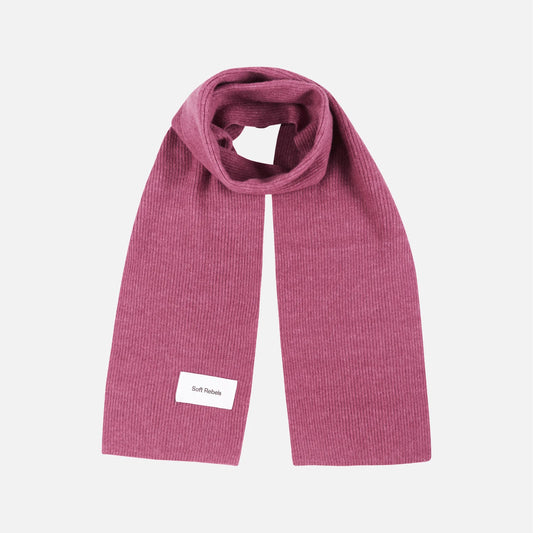 SRAllison Scarf - Soft Rebels - Rose Wine Melange